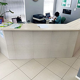 Renovation Experts -  Reception Desk Installation